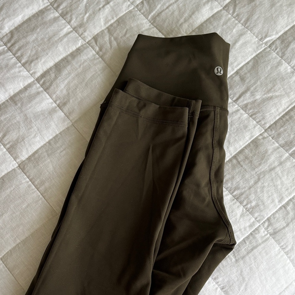 lululemon athletica Olive Green Leggings